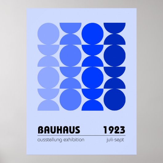Affiche de l'exposition Bauhaus 1923 (Devant)