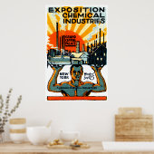 Affiche de l'exposition chimique 1917 (Cuisine)