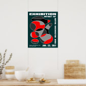 Affiche de l'exposition d'art abstrait #1 (Cuisine)