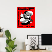 Affiche de l'exposition d'art abstrait #3 (Bureau à domicile)