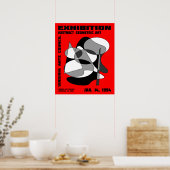 Affiche de l'exposition d'art abstrait #3 (Cuisine)