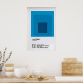 Affiche de l'exposition d'art abstrait de Joseph A (Cuisine)