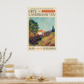 Affiche de l'exposition d'art de Berlin 1984 Paysa (Cuisine)