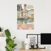 Affiche de l'exposition d'art de Venise Guardi, Sa (Bureau à domicile)