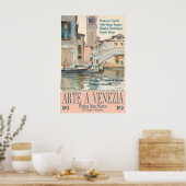 Affiche de l'exposition d'art de Venise Guardi, Sa (Cuisine)