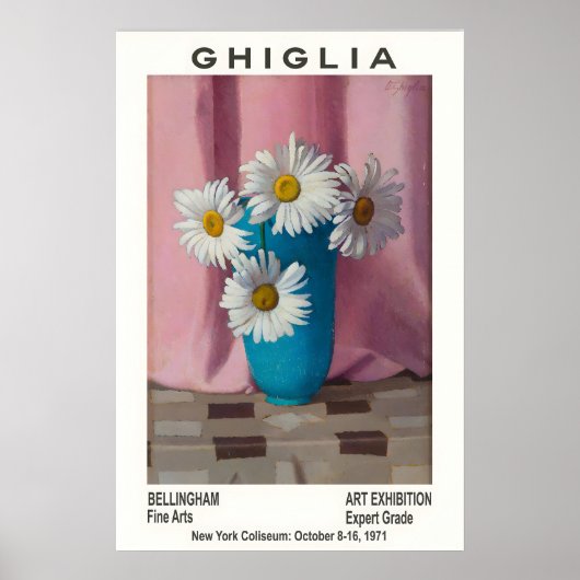 Affiche de l'exposition d'art floral d'Oscar Ghigl (Devant)