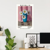 Affiche de l'exposition d'art floral d'Oscar Ghigl (Bureau à domicile)
