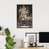 Affiche de l'exposition Egon Schiele à la Sécessio (Bureau à domicile)