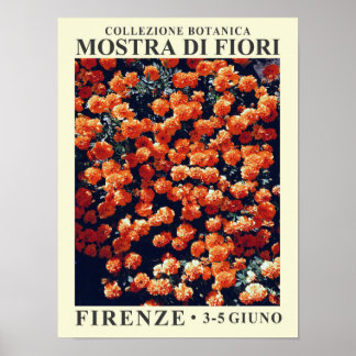 Affiche de l'exposition florale de Florence