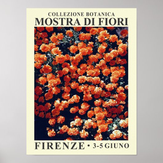 Affiche de l'exposition florale n° 3 (Devant)