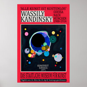 Affiche de l'exposition Kandinsky 1971 Abstrait