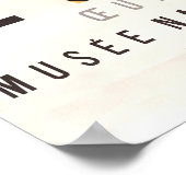Affiche de l'exposition Le Corbusier 1954 IMPRESSI (Coin)