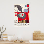 Affiche de l'exposition Le Corbusier 1954 IMPRESSI (Cuisine)