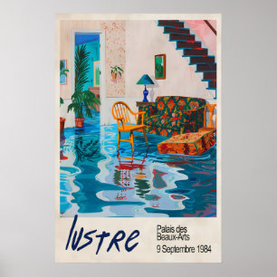 Affiche de l'exposition Lustre Paris Salle inondée