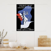 Affiche de l'Exposition universelle de Paris 1937  (Cuisine)