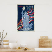 Affiche de l'Exposition Universelle de Paris 1937  (Cuisine)