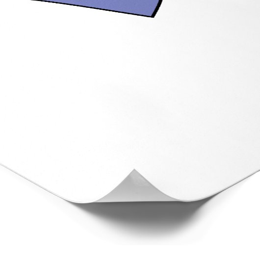 Affiche de l'expressionnisme Abstrait géométrique (Coin)