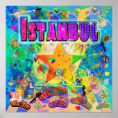 Affiche de l'heure de l'époque d'Istanbul (Devant)