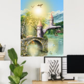 Affiche de l'heure dorée (Bureau à domicile)