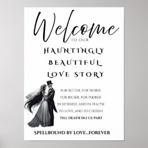 Affiche de l'histoire d'amour d'Halloween