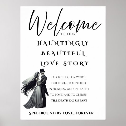 Affiche de l'histoire d'amour d'Halloween (Devant)
