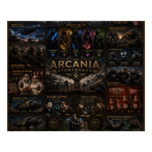 affiche de l'histoire d'Arcania/Monde de l'arcane