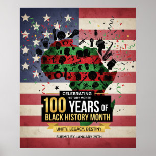 Affiche de l'histoire noire du continent africain