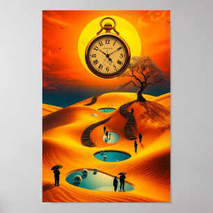 Affiche de l'Horizon du Chronométreur du Désert Su