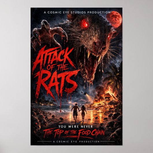 Affiche de l'horreur de l'apocalypse de plage – Co (Devant)