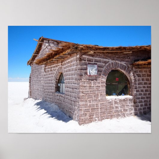 Affiche de l'hôtel de sel d'Uyuni (Devant)