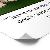 Affiche de l'Humour de Thanksgiving "Cheap Wine" (Coin)