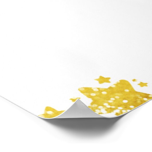 Affiche de licorne florale (Coin)