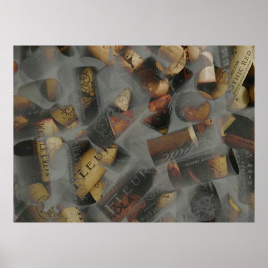 Affiche de liège de vin (Devant)