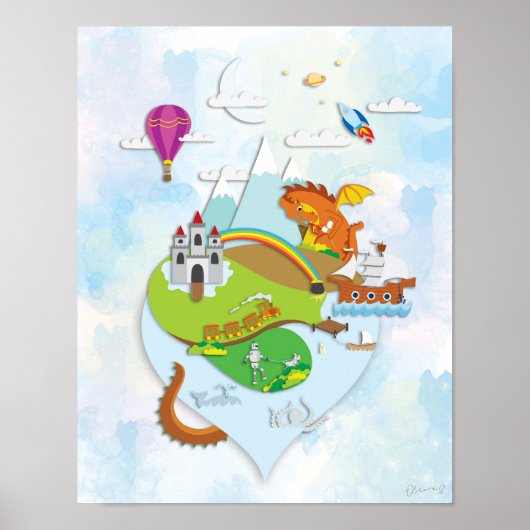 Affiche de l'île Adventure (pas de texte) (Devant)