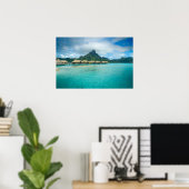Affiche de l'île de Bora Bora (Bureau à domicile)