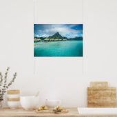 Affiche de l'île de Bora Bora (Cuisine)
