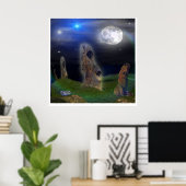 Affiche de l'île de Pâques (Bureau à domicile)