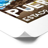Affiche de l'île de Porto Rico (Coin)