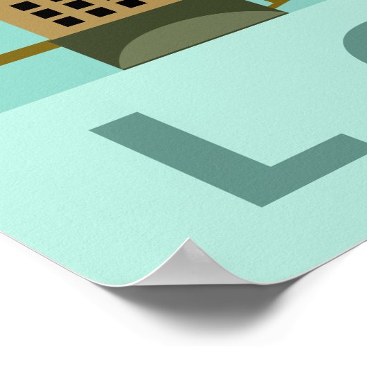 Affiche de l'illustration mignonne Londres (Coin)