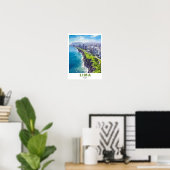 Affiche de Lima - Falaises de Miraflores Art - Lim (Bureau à domicile)