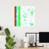 Affiche de l'Imaginaire de la Pop d'art papillon K (Bureau à domicile)