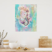 Affiche de l'Imaginaire Rainbow Mermaid (Cuisine)