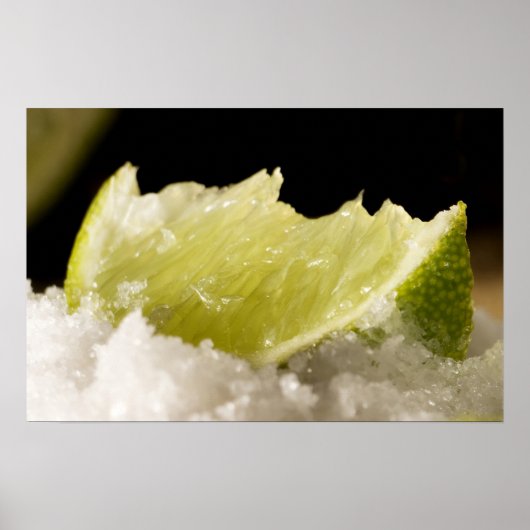 Affiche de l'impression de citron vert succulent (Devant)