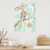 Affiche de l'impression de la fée de la fleur d'Op (Cuisine)