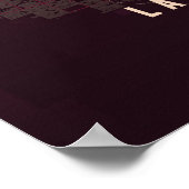 Affiche de l'impression de Ruby Las Vegas Carte du (Coin)