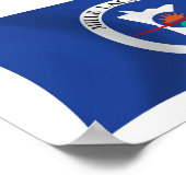 Affiche de l'impression du drapeau de la réserve d (Coin)