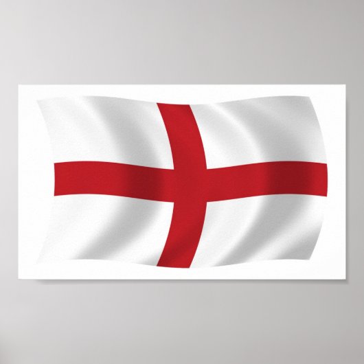 Affiche de l'impression du drapeau de l'Angleterre (Devant)