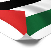 Affiche de l'Impression du Drapeau de l'Autorité P (Coin)