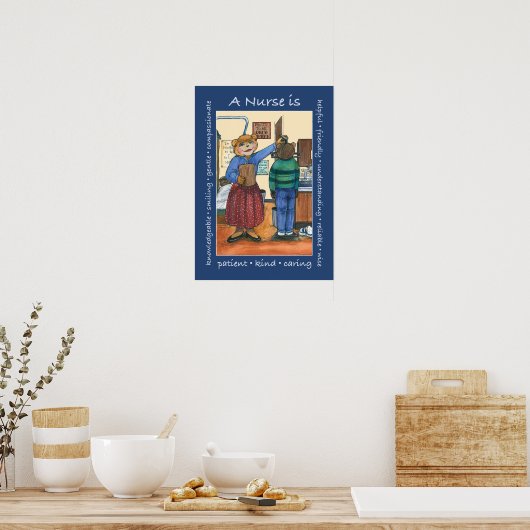 Affiche de l'infirmière scolaire (Cuisine)