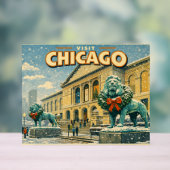 Affiche de l'Institut d'Art de Chicago en hiver (Neutre)